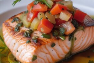 Salmón a la Sartén con Salsa Florentina Cremosa: Una Receta Irresistible que Conquistará tu Mesa