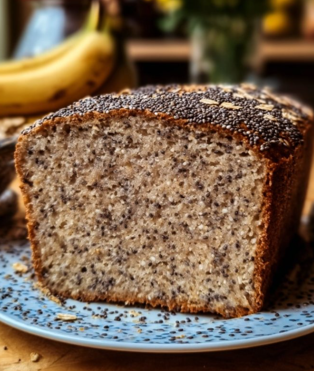 Pan Integral de Avena y Chía – ¡Sin harina y lleno de nutrientes, perfecto para cada día!