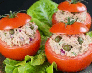 Tomates Rellenos de Atún: La Receta Perfecta para un Verano Saludable y Delicioso